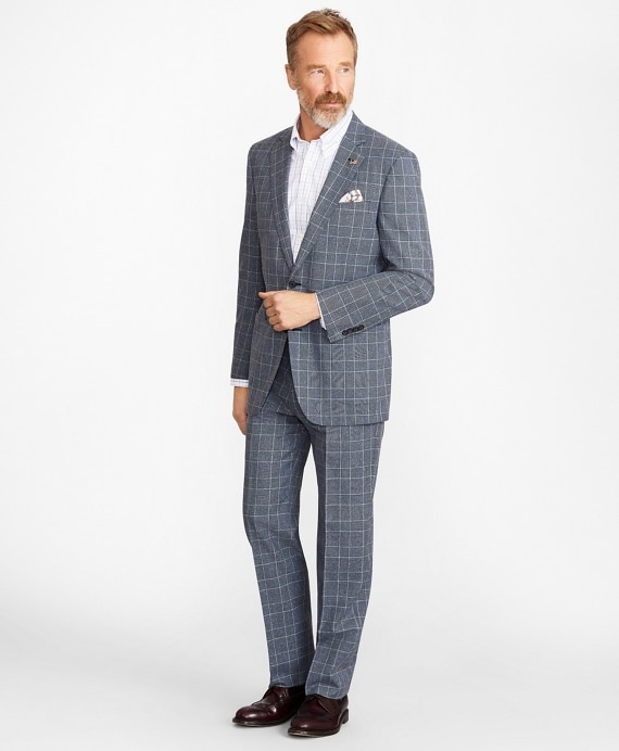 Madison Fit Combo Check 1818 Suit - Brooks Brothers Outlet