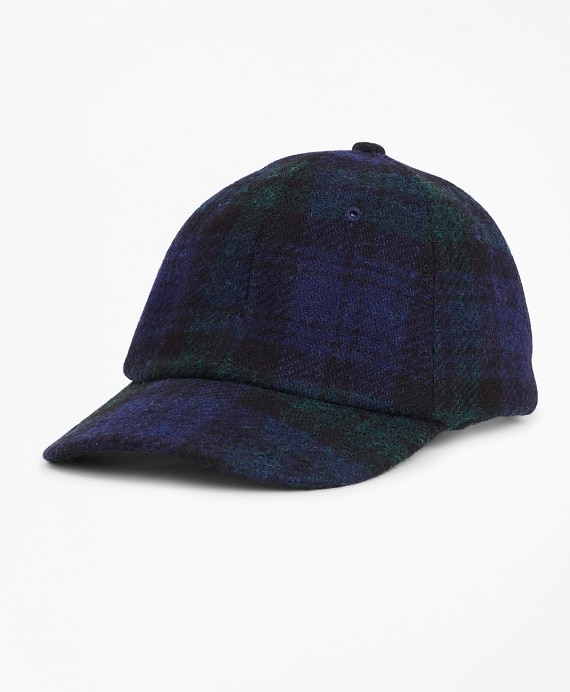 Harris Tweed Black Watch Baseball Hat - Brooks Brothers Outlet
