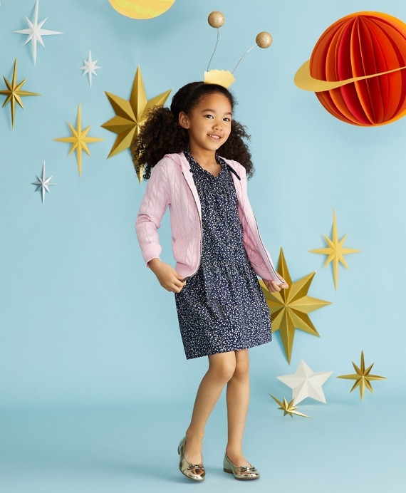 Girls Floral Peasant Dress - Brooks Brothers Outlet