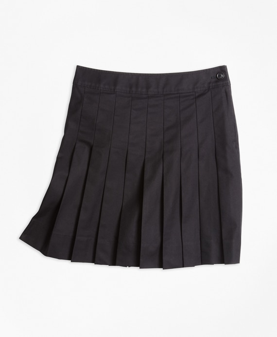 Girls Pleated Chino Skirt - Brooks Brothers Factory Outlet