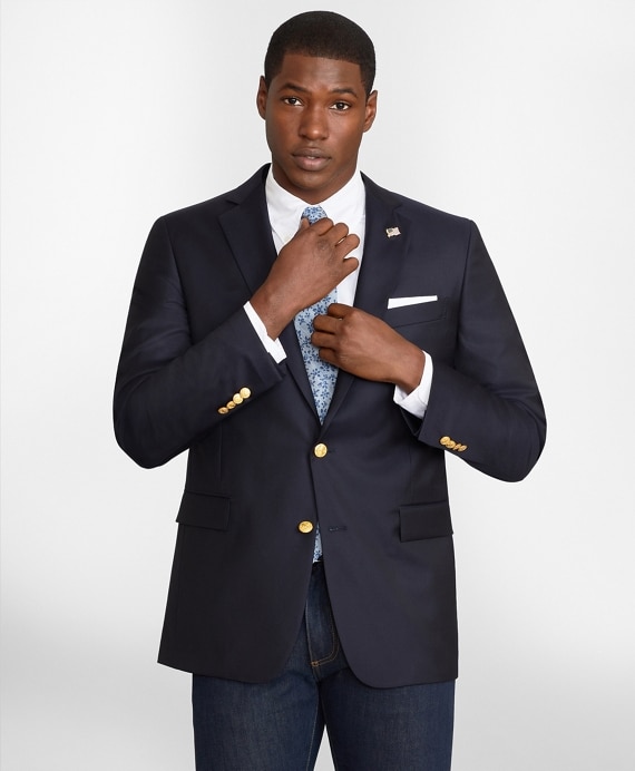 Regent Fit Two-Button Blazer - Brooks Brothers Factory Outlet