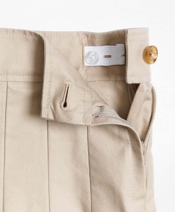 Girls Pleated Chino Skirt - Brooks Brothers Outlet