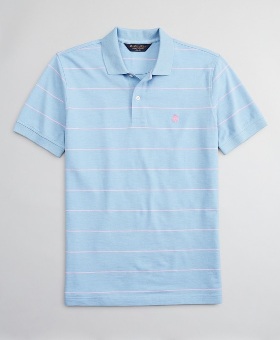 Slim Fit Thin Stripe Polo Shirt - Brooks Brothers Outlet