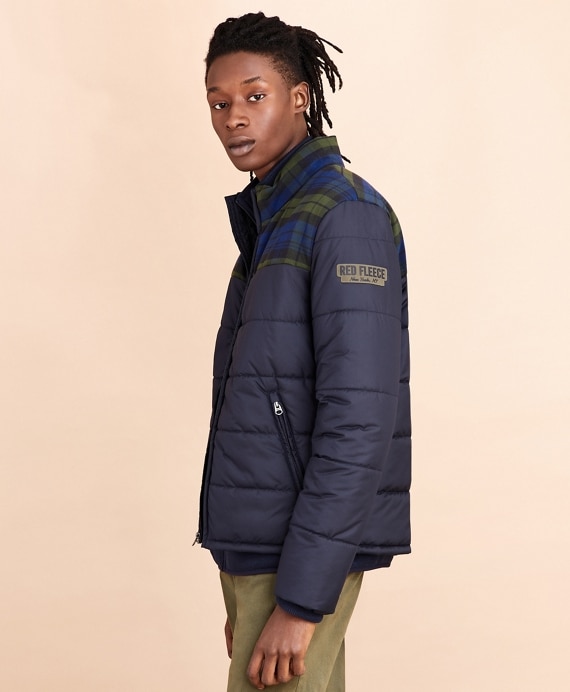 Color-Block Puffer Jacket - Brooks Brothers Outlet