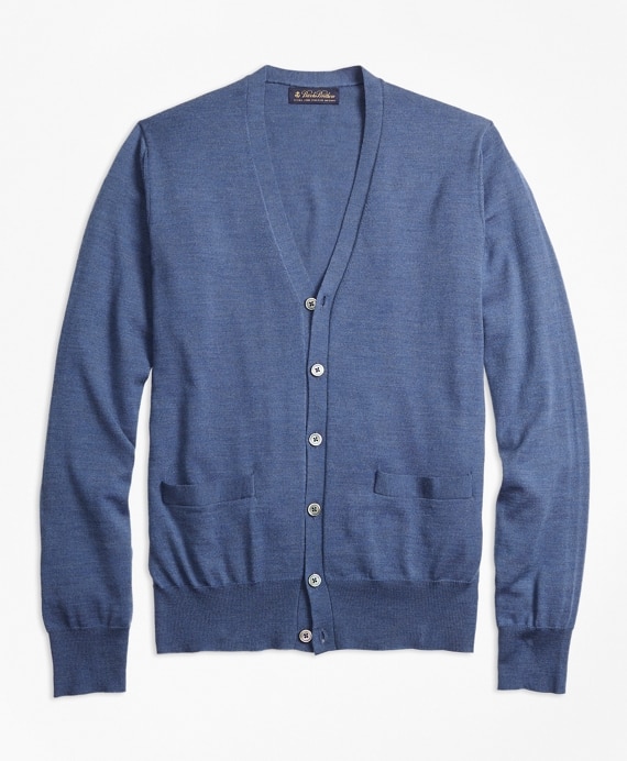 BrooksTech&trade; Merino Wool Button-Front Cardigan - Brooks Brothers Outlet
