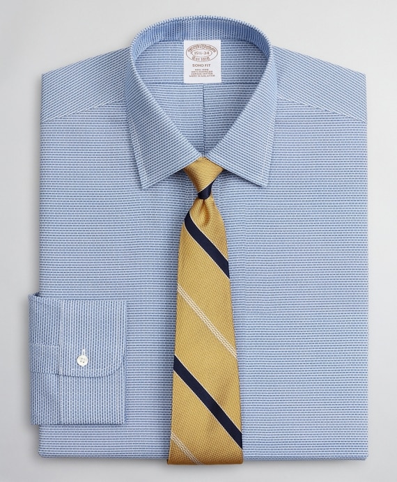 Soho Extra-Slim-Fit Dress Shirt, Non-Iron Dobby Ainsley - Brooks Brothers Outlet