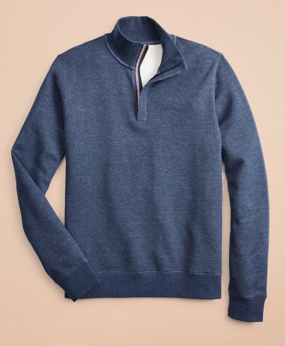Pique Half-Zip Fleece - Brooks Brothers Outlet