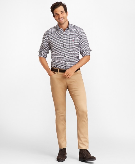 Slim-Fit Lightweight Stretch Advantage Chino&reg; Five-Pocket Pants - Brooks Brothers Outlet