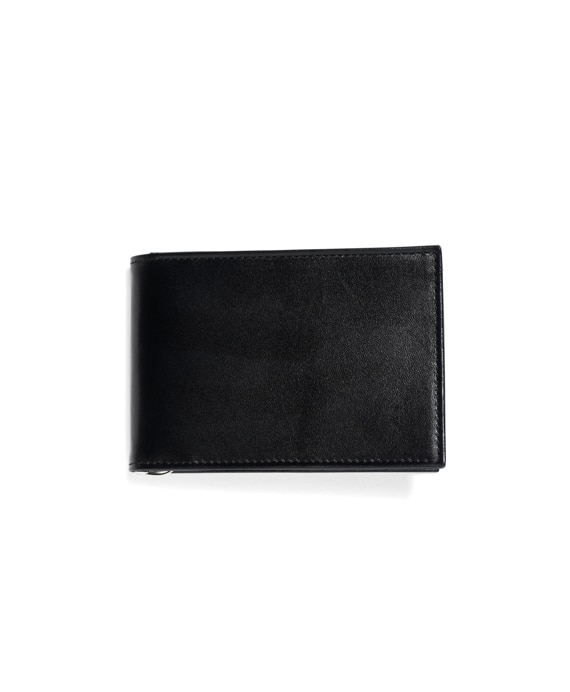 French Calfskin Slim Wallet with Money Clip - Brooks Brothers Outlet