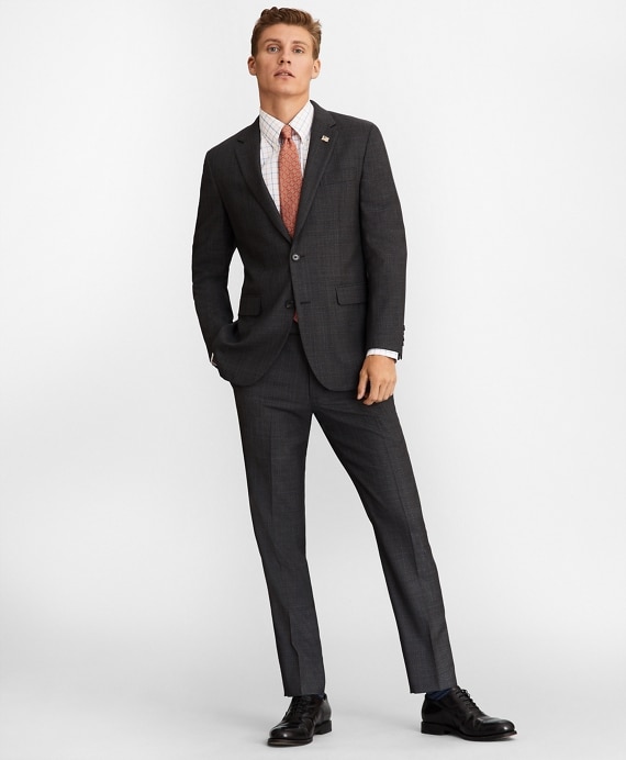 Milano Fit Plaid 1818 Suit - Brooks Brothers Outlet