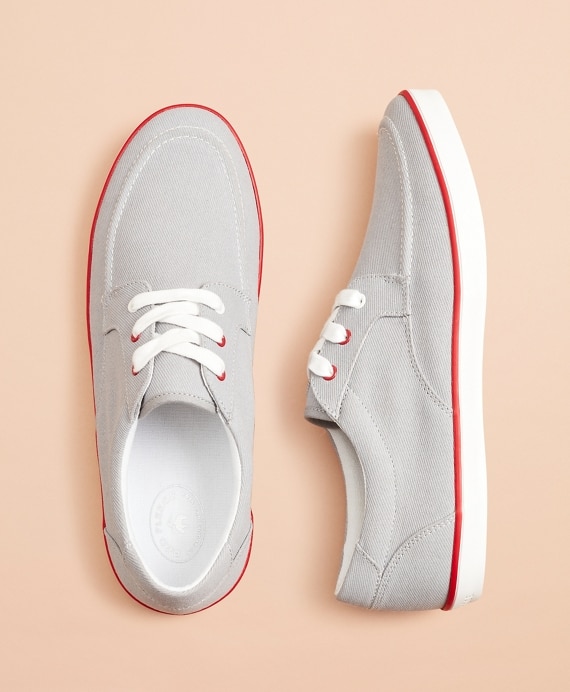 Canvas Boat Sneakers - Brooks Brothers Outlet