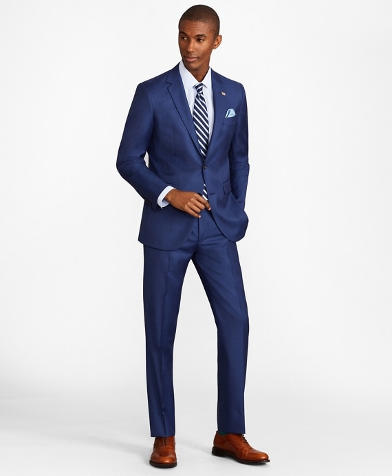 Milano Fit Sharkskin 1818 Suit - Brooks Brothers Outlet