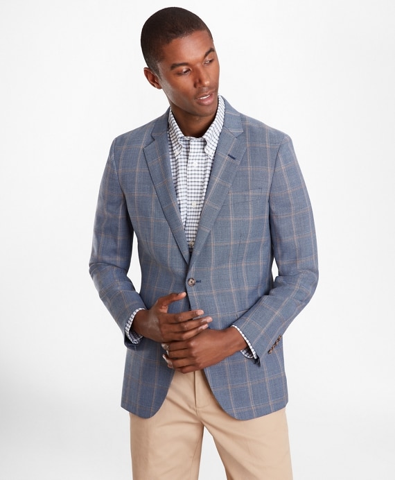 Milano Fit Multi-Plaid Sport Coat - Brooks Brothers Outlet