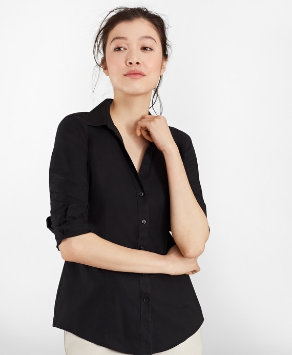 Non-Iron Fitted Dress Shirt - Brooks Brothers Outlet