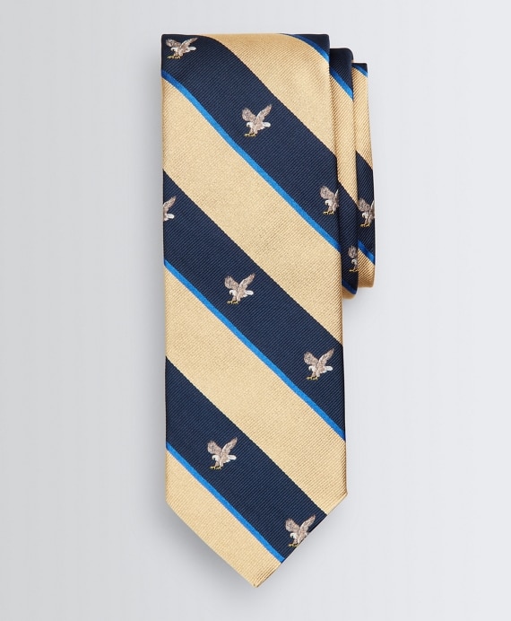 Eagle-Patterned Tie - Brooks Brothers Outlet