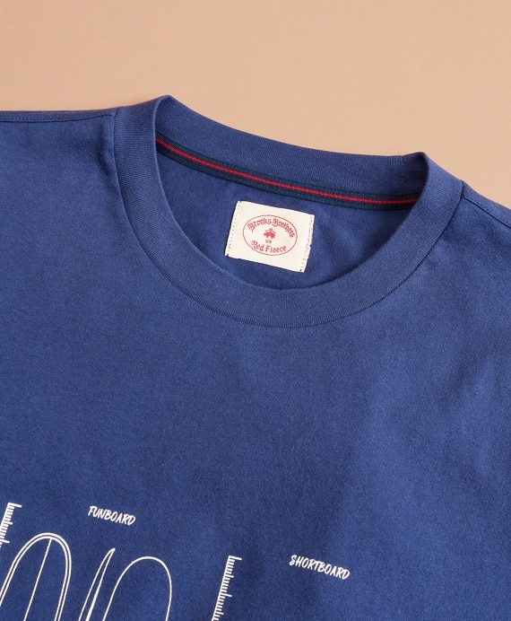Surfboard Graphic T-Shirt - Brooks Brothers Outlet