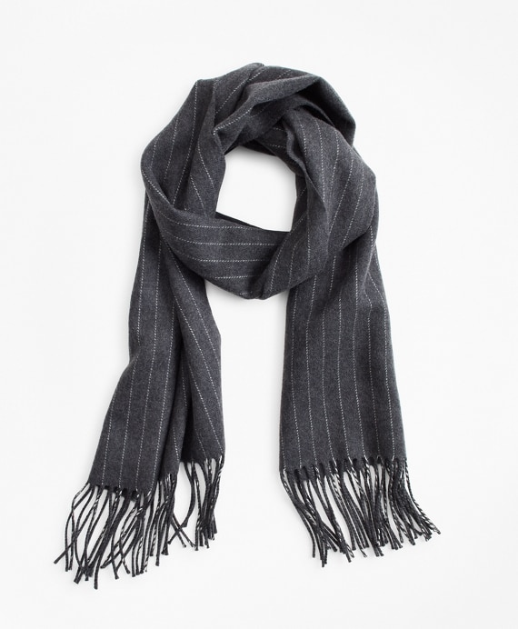 Pinstripe Scarf - Brooks Brothers Outlet