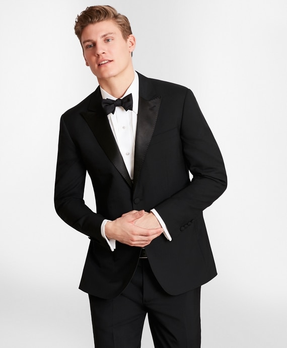 BrooksGate&trade; Milano-Fit Wool Tuxedo Jacket - Brooks Brothers Factory Outlet