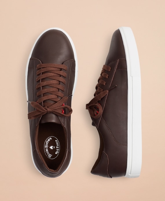 Leather Sneakers - Brooks Brothers Factory Outlet