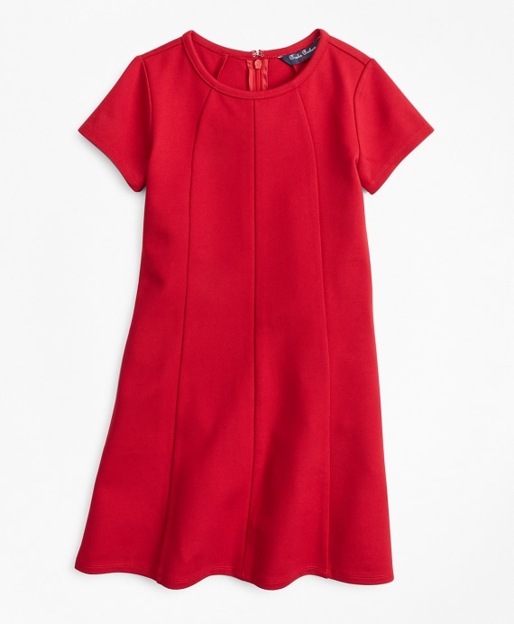 Girls Knit Ponte Dress - Brooks Brothers Factory Outlet