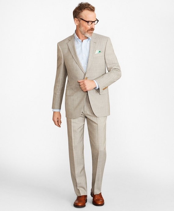 Madison Fit Stripe 1818 Suit - Brooks Brothers Factory Outlet