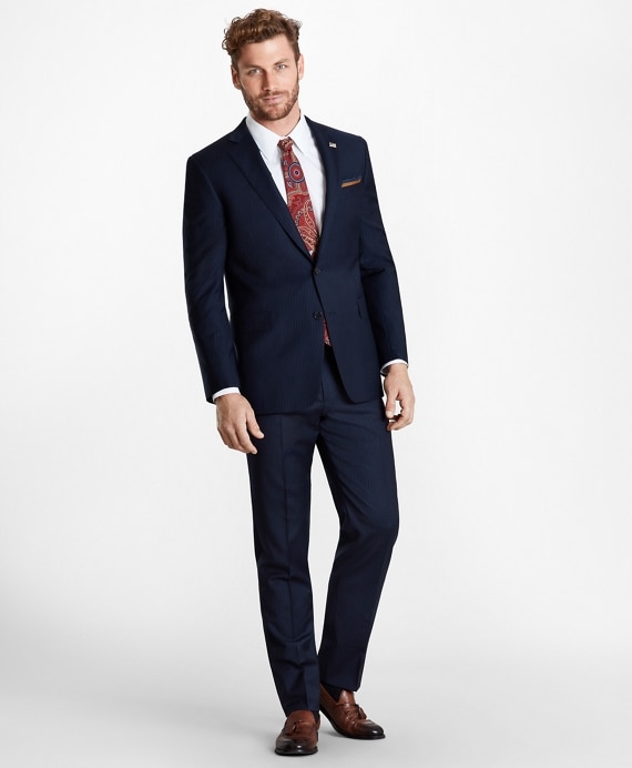 Regent Fit Pinstripe 1818 Suit - Brooks Brothers Outlet