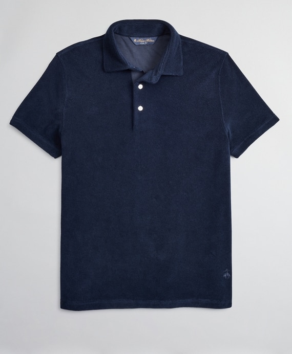 French Terry Polo Shirt - Brooks Brothers Outlet