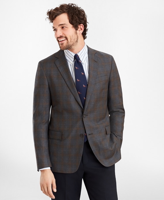 Regent Fit Multi-Plaid Sport Coat - Brooks Brothers Outlet