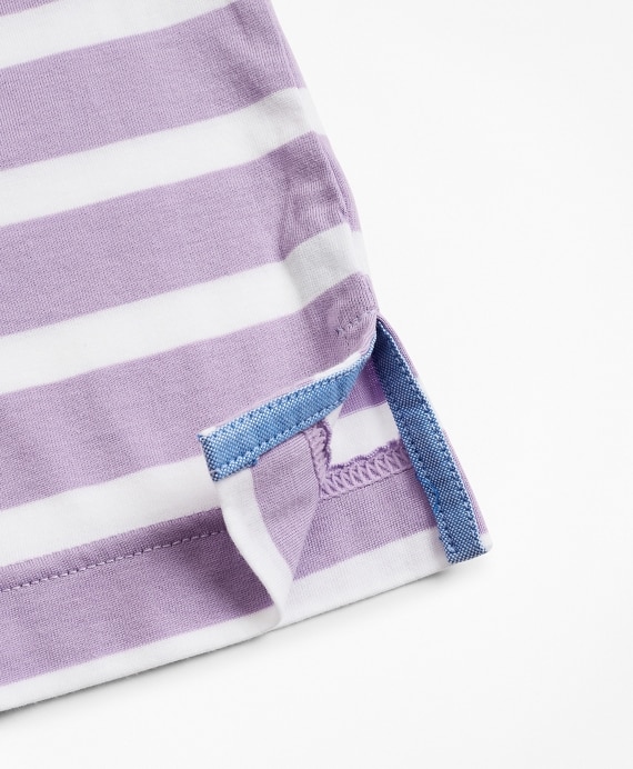 Supima&reg; Cotton Stripe T-Shirt - Brooks Brothers Outlet