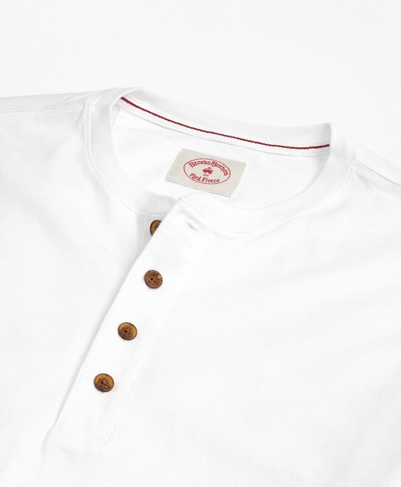 Garment-Dyed Henley - Brooks Brothers Outlet