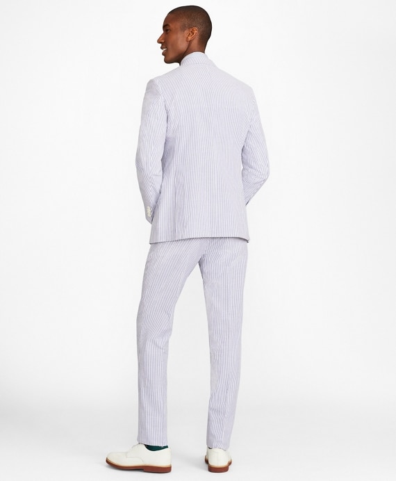 Milano Fit Stripe Seersucker Suit - Brooks Brothers Outlet