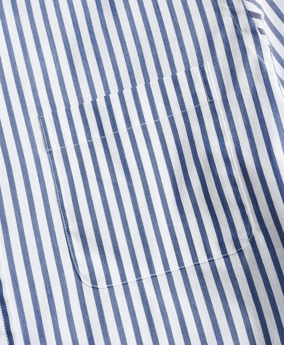 Performance Series Regent-Fit COOLMAX&reg; Poplin Striped Sport Shirt - Brooks Brothers Outlet
