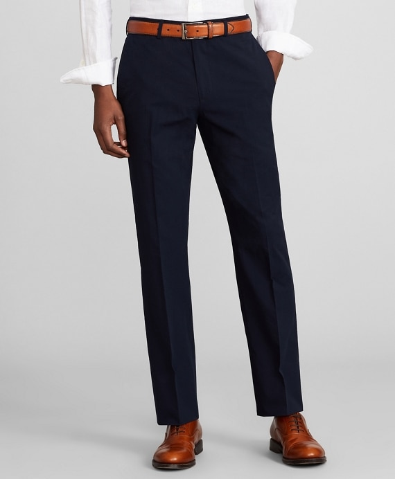 Milano Fit Seersucker Trousers - Brooks Brothers Outlet