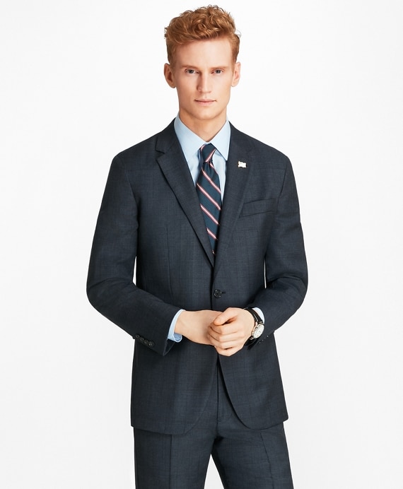 Milano Fit Open Plaid 1818 Suit - Brooks Brothers Outlet
