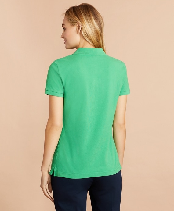 Garment-Dyed Pique Polo - Brooks Brothers Outlet