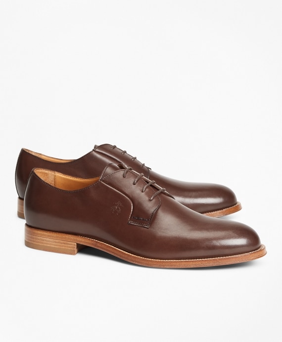 Leather Lace-Up Shoes - Brooks Brothers Outlet