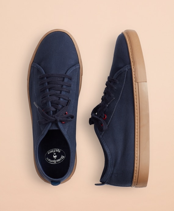 Canvas Sneakers - Brooks Brothers Outlet