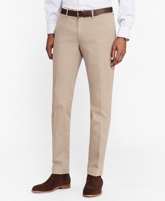 Soho Fit Cotton Twill Stretch Chinos - Brooks Brothers Outlet
