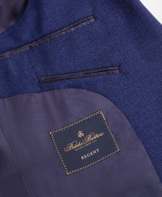 Regent Fit Hopsack Sport Coat - Brooks Brothers Outlet