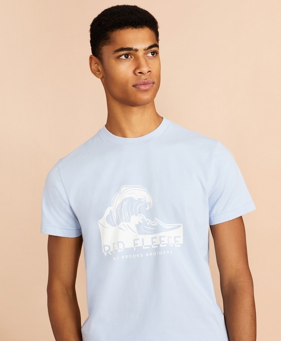 Wave Graphic T-Shirt - Brooks Brothers Factory Outlet