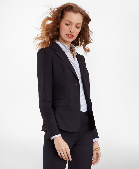 Wool Two-Button Jacket - Brooks Brothers Outlet