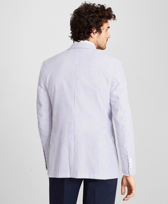 Regent Fit Stripe Seersucker Sport Coat - Brooks Brothers Outlet