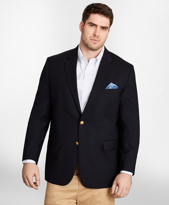 Big & Tall Two-Button 1818 Blazer - Brooks Brothers Factory Outlet