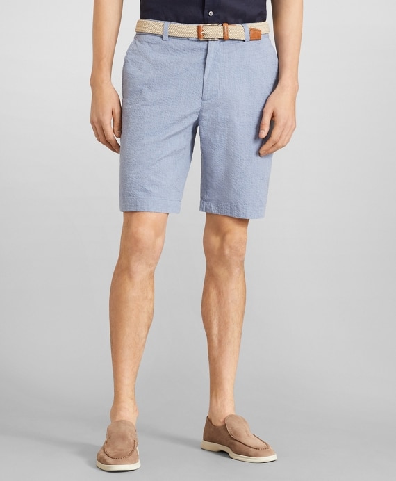 Seersucker Shorts - Brooks Brothers Factory Outlet