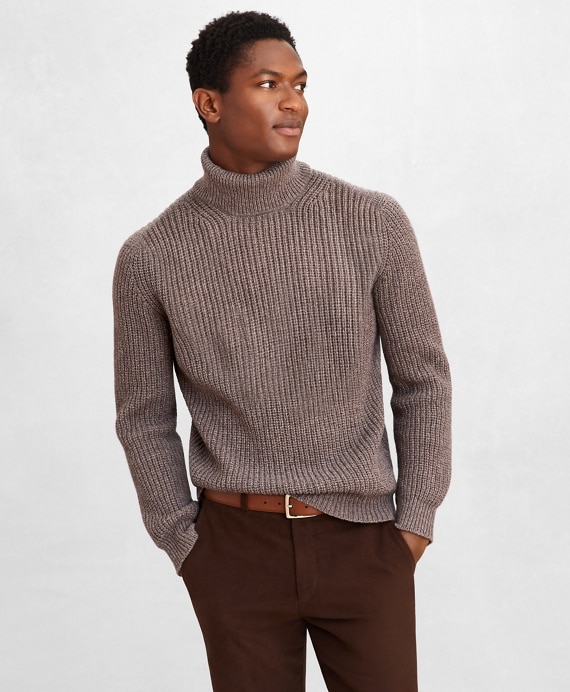 Golden Fleece&reg; Wool-Cashmere Turtleneck Sweater - Brooks Brothers Factory Outlet