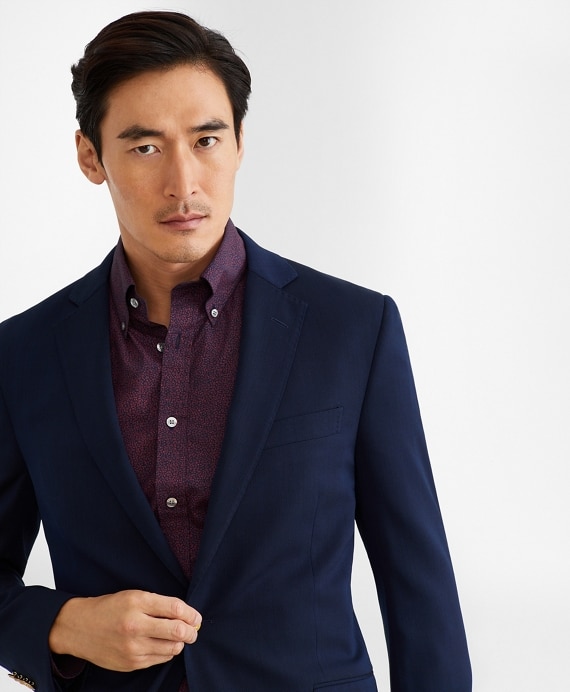 Regent Fit Two-Button Stretch Blazer - Brooks Brothers Factory Outlet