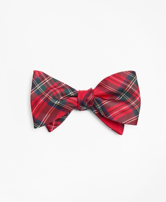 Prince of Wales Tartan Bow Tie - Brooks Brothers Outlet