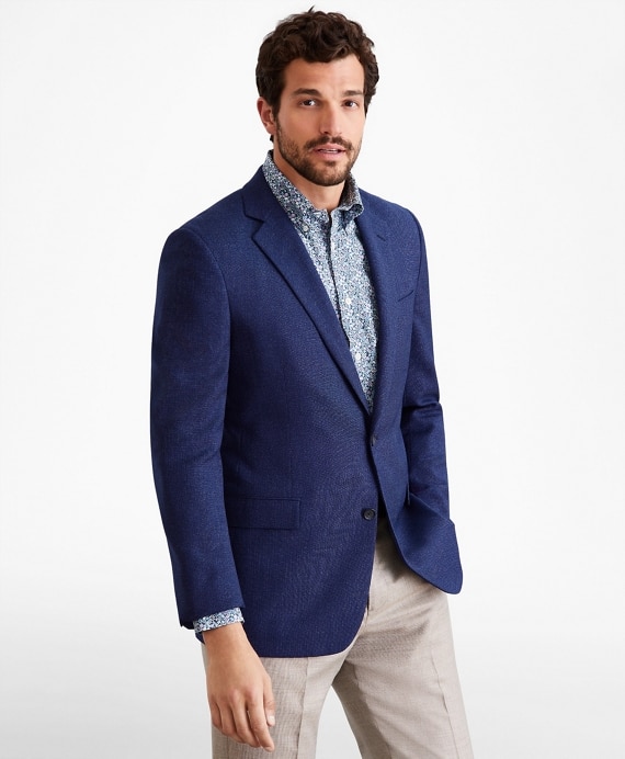 Regent Fit Hopsack Sport Coat - Brooks Brothers Factory Outlet