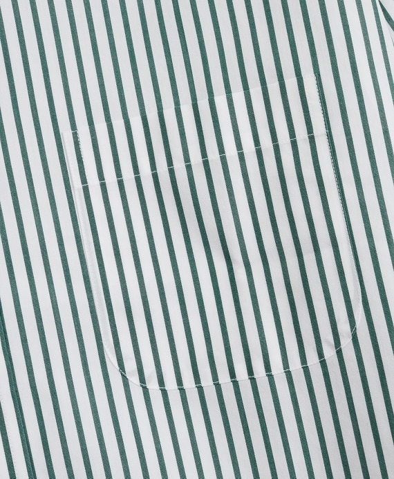 Stretch Milano Slim-Fit Sport Shirt, Non-Iron Candy Stripe - Brooks Brothers Outlet