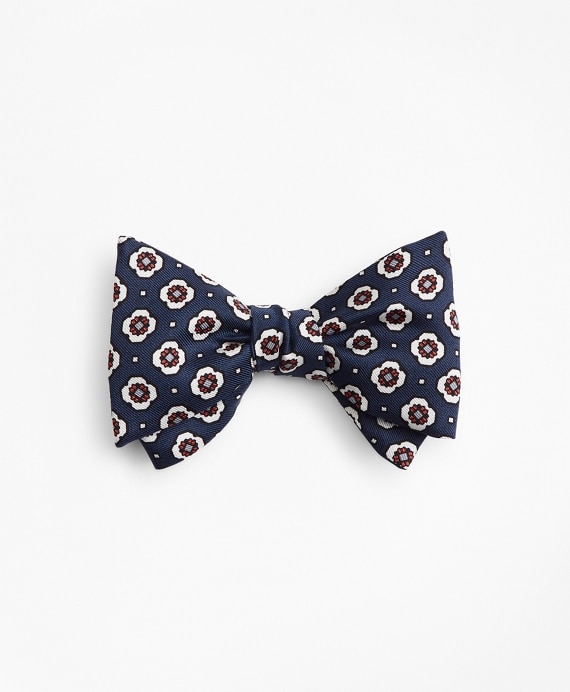 Medallion Print Bow Tie - Brooks Brothers Outlet